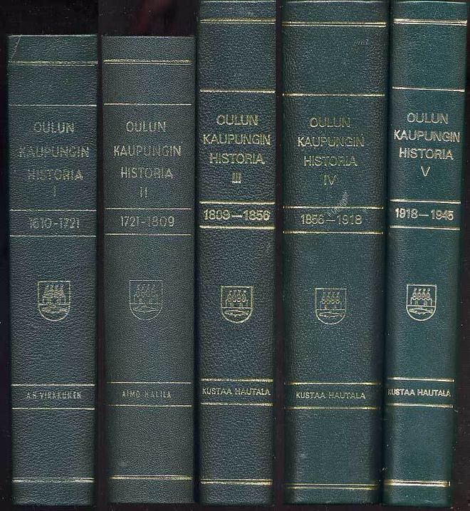 Oulun kaupungin historia 1-5 (1953-1982)