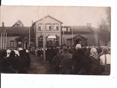 VANHA Valokuva Lapua? Raahe? Pohjanmaa 1920-l Postikorttikok