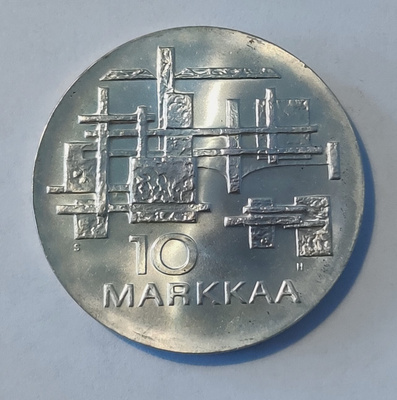 10 markkaa 1967, itsenäisyyden 50v juhlaraha