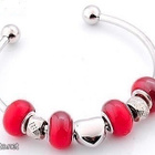 650 .. Retro Silver Fashion Bohemian Lampwork .. Rannekoru - pikkukuva 3