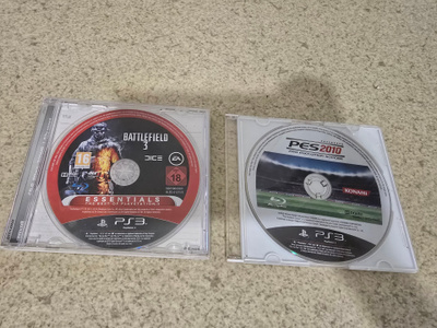 PS3 Battlefied 3 ja PES 2010