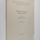 Aatos Ojala : Aestheticism and Oscar Wilde 1-2 - pikkukuva 1