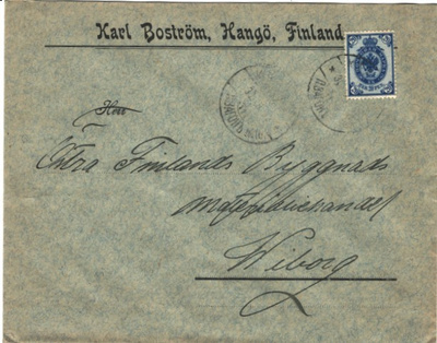 FIRMAK. KARL BOSTRÖM HANGÖ