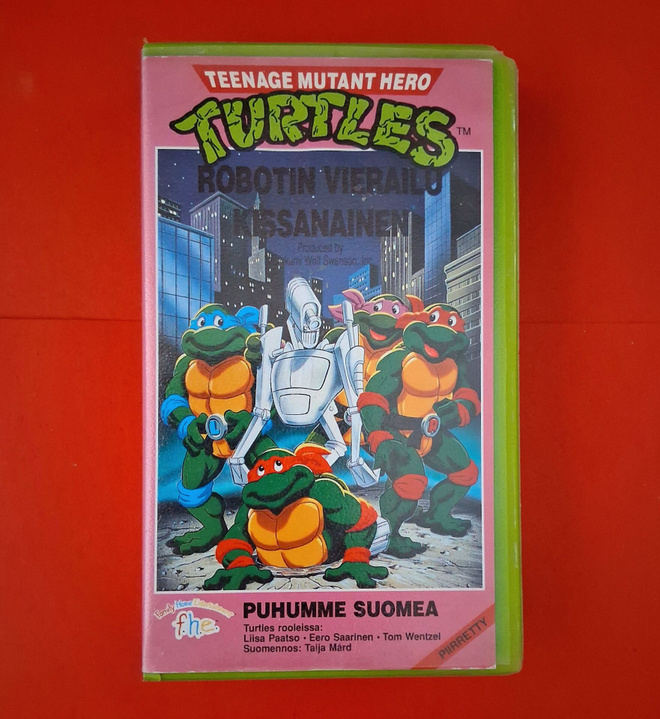 Teenage Mutant Hero Turtles 5 VHS