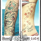 Åland 2005 V 17 Tatuointeja 0,65€ EP leima PARI LaPe 270-271 - pikkukuva 1