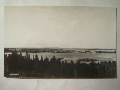 VANHA Postikortti Kemijärvi 1950-l Alkup.Mallikappale