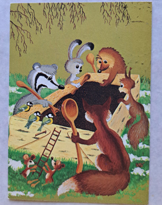 Mantsi Rapeli: eläimiä roppeella,pääsiäisk, kulkenut1983