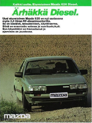 Mazda 626 Diesel -esite, 1984