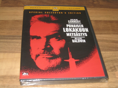 Punaisen Lokakuun Metsästys dvd (uusi)