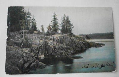 Teisko, rantaseutu Teiskosta, värik., p. 1900-l. alku