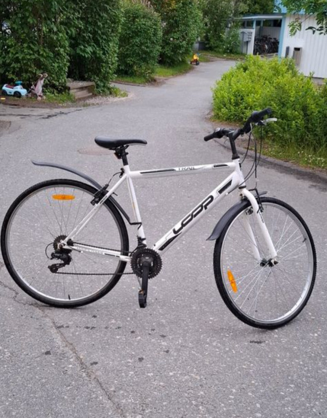 Miesten 18-vaihteinen hybridipyörä
