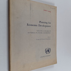 Planning for Economic Development : Vol II: Studies of Na... - pikkukuva 1