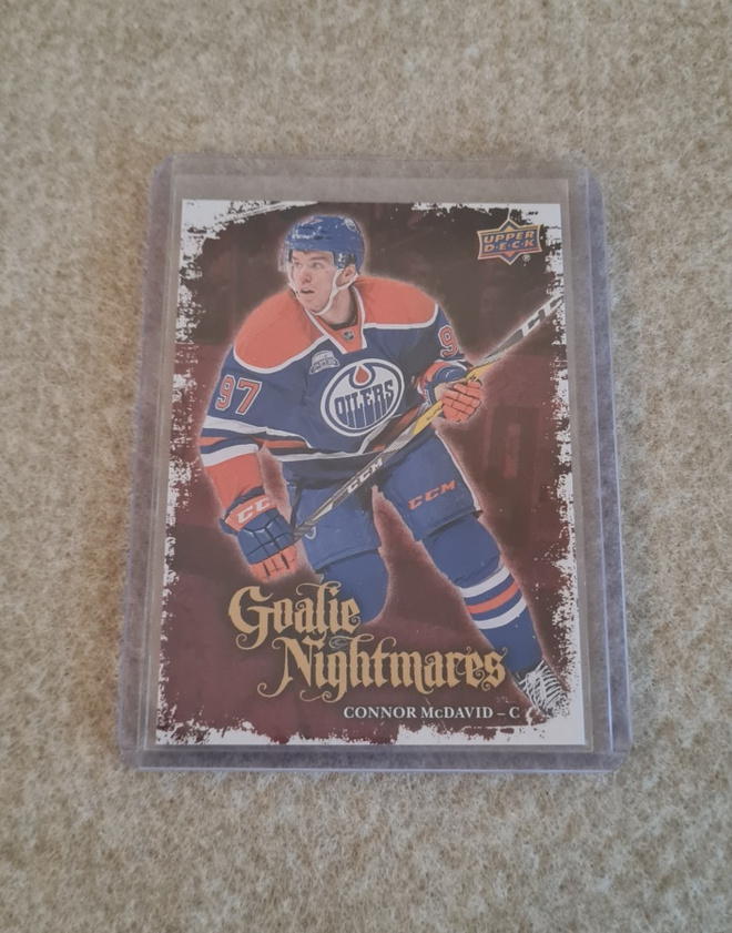 2016-17 Upper Deck Hockey Goalie Nightmares Connor McDavid