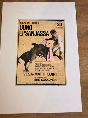 Vanha elokuvajuliste : Uuno Epsanjassa