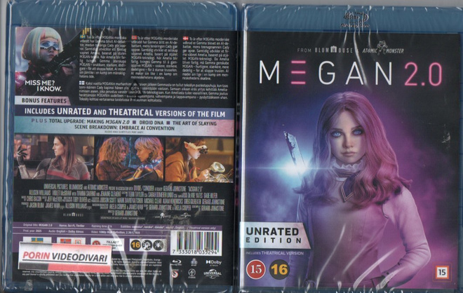 Megan 2.0	(54 740)	UUSI	-FI-	BLU-RAY				2025	unrated ed.