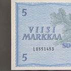 5 Markkaa 1963, virheellisyydet allekirjoituksissa, 3kpl - pikkukuva 3