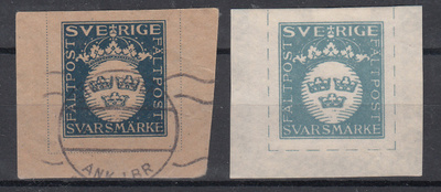 RUOTSI 1930-1943 Kenttäposti
