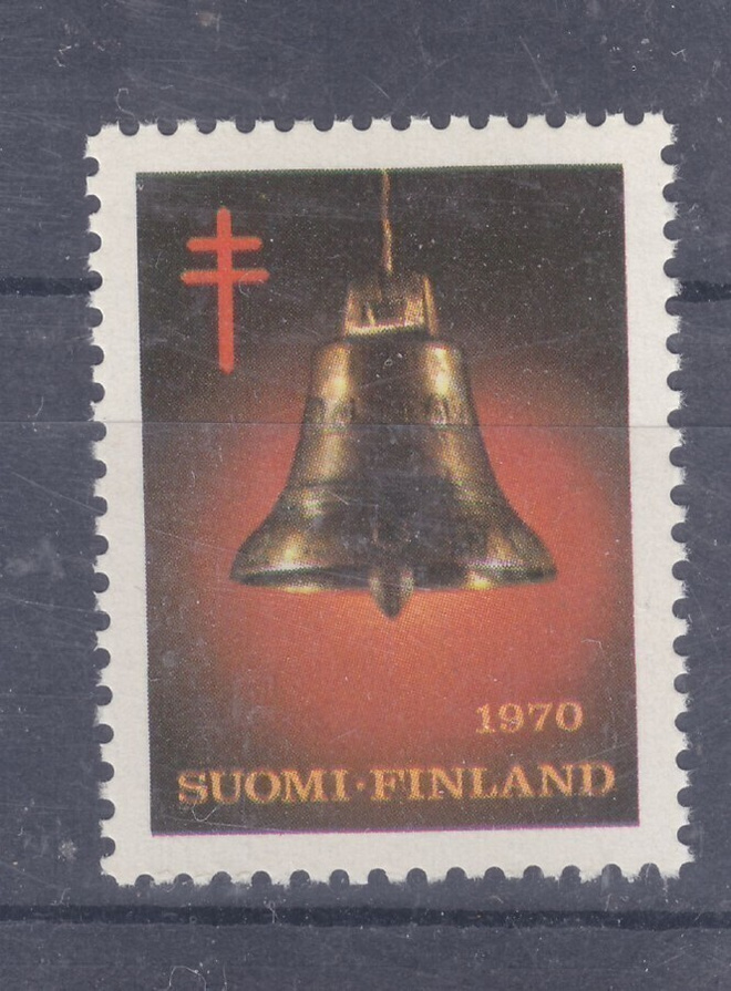 1970 TUB joulumerkki postituoreena.