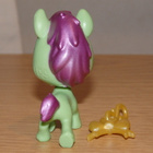 LITTLEST PET SHOP vihreä "Rhodes" HEVONEN, PONI + amuletti - pikkukuva 3