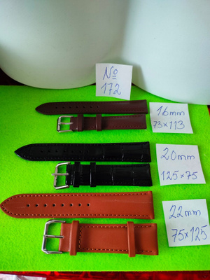 3 kpl Rannekkeita 16-20- 22 mm No:172