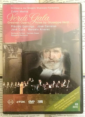 Verdi Gala: Greatest Opera Arias by Giuseppe Verdi (2 DVD)