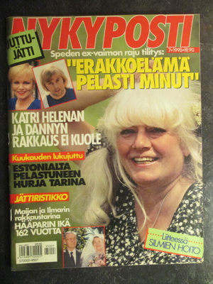 NYKYPOSTI LEHTI 4 / 1986 SISÄLLYSLUETTELO KUVA 2
