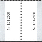 Ål 2001 Ystävänpäivä 3,20 mk välilöpari numero ** LaPe 190 - pikkukuva 2