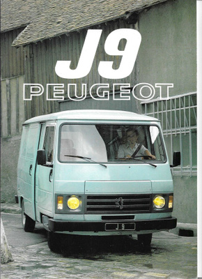 1981 Peugeot J9 pakettiauto esite - suom - 32 sivua