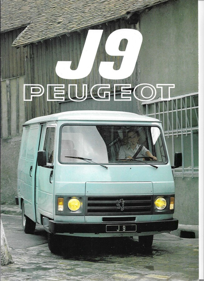 1981 Peugeot J9 pakettiauto esite - suom - 32 sivua