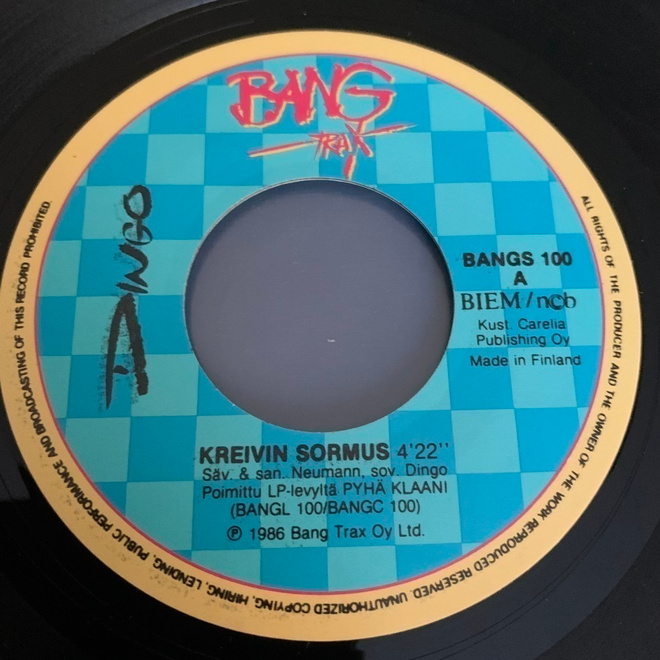 DINGO: Kreivin sormus * Koulukapina * FIN 1986