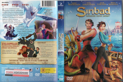 SINBAD, SEITSEMÄN MEREN SANKARI (19 103) k -FI- DVD
