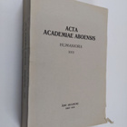Acta acadeamiae aboensis humaniora 17 - pikkukuva 1