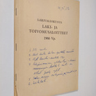 Lakivaliokunta - laki- ja toivomusaloitteet 1966 Vp. - pikkukuva 1