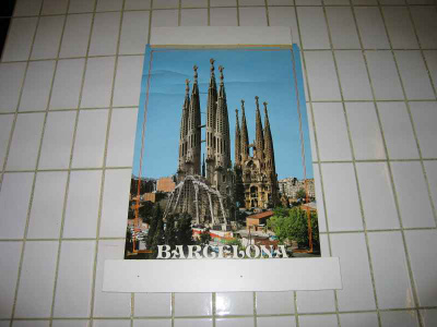 Juliste Catalonia Cataluña Barcelona Gaudi Sagrada Familia