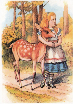 John Tenniel: Liisa ja kauris
