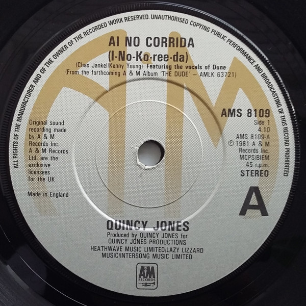 QUINCY JONES -AI NO CORRIDA