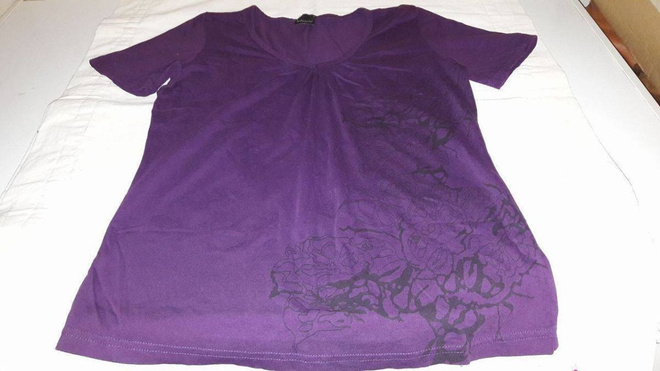  t-paita : violetti t-paita koko S