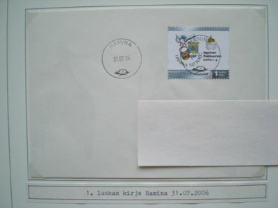 Omakuvamerkki LaPe 1II - Haminan Postimerkkikerho r.y.