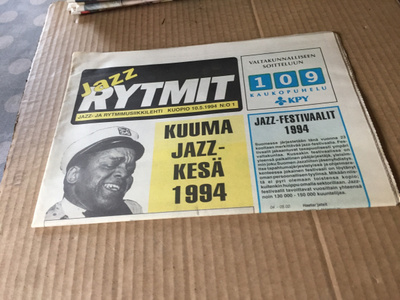 JAZZ RYTMIT LEHTI 1/1994 HYVÄ