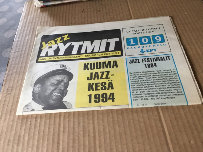 JAZZ RYTMIT LEHTI 1/1994 HYVÄ