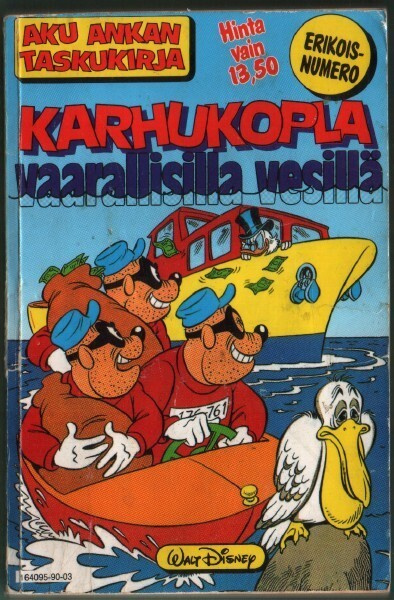 Aku Ankan Taskukirja erikoisnumero  4 Karhukopla vaarallis..