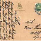 KENTTÄPOSTI MERKKI 1944 INKEROINEN RAMSTEDT KORTTI - pikkukuva 1