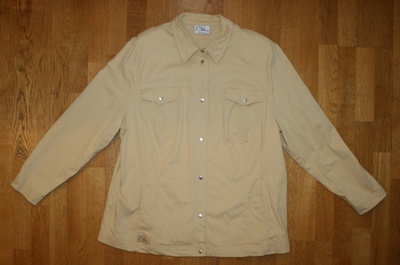NP Collection No Problem beige farkkutakki 48