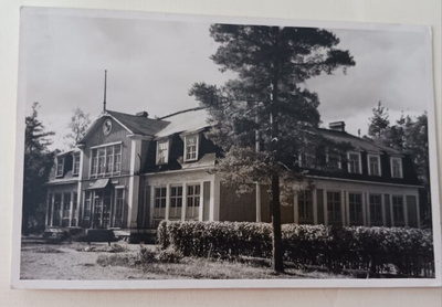 Warkaus, Yhteiskoulu, vanha mv valokuvapk, p. 1947
