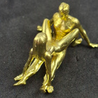 Erotic sculpture figurine in metal - pikkukuva 2
