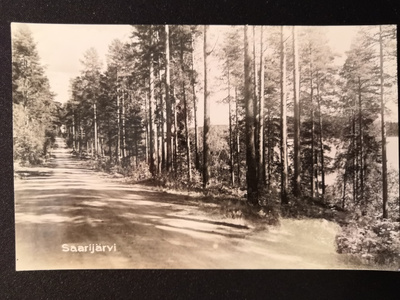 VANHA Postikortti Saarijärvi 1950-l