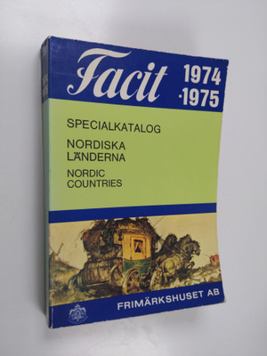 Facit 1974-1975 Specialkatalog Nordiska länderna