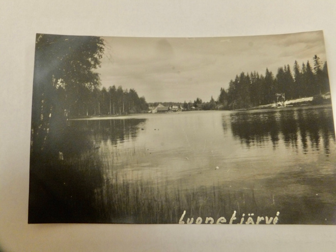 VANHA Postikortti Luonetjärvi Jyväskylä 1930-l