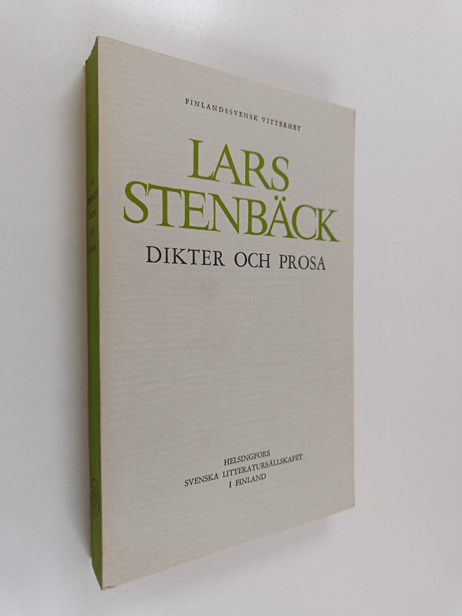 Lars Stenbäck : Dikter och prosa