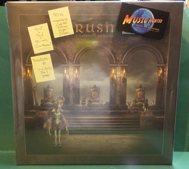 RUSH - A FAREWELL TO KINGS - 40TH ANNIVERSARY LP BOX SET